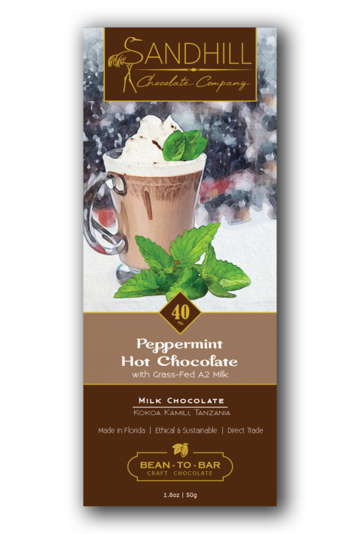 40% Peppermint Hot Chocolate